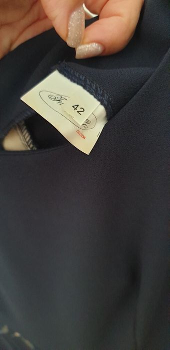Rochie elegantă bleumarin, mărimea 42