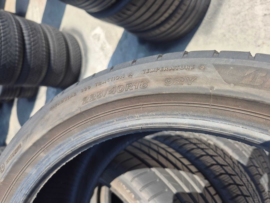 2 Anvelope de VARA - 225/40/18 92Y - Bridgestone Turanza 6 - Stare F BUNA - DOT 2024 !