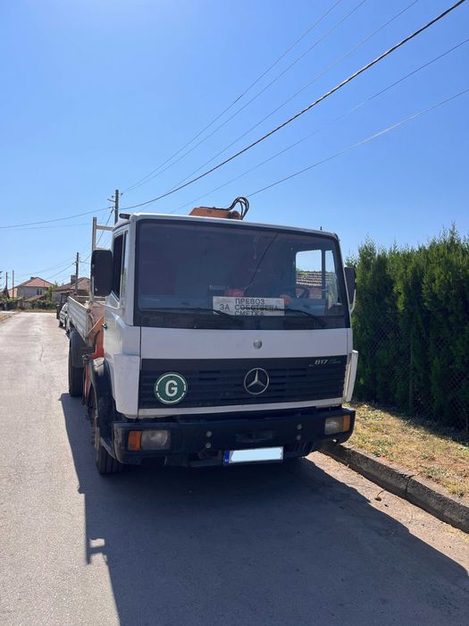 Камион Мерцедес 1117 с кран