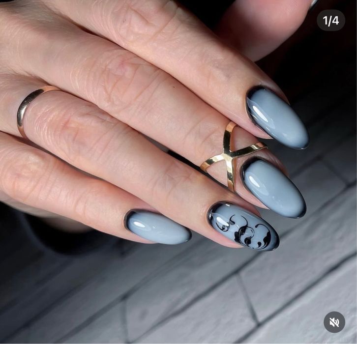 Маникюр с укреплением и покрытием , Наращивание Ногтей