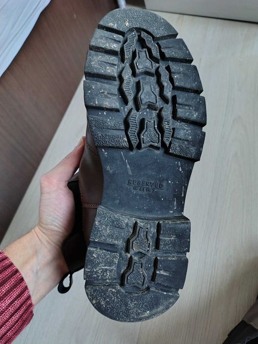 Ghete Reserved Premium Quality Leather ankle boots Size 41