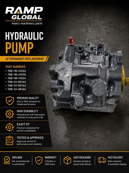 Гидронасос 708-1W-41522 для Komatsu 708-1U-00162
