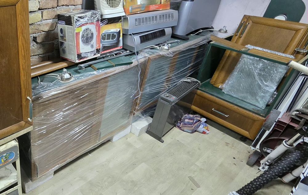 Кухненски шкаф с МДФ вратички