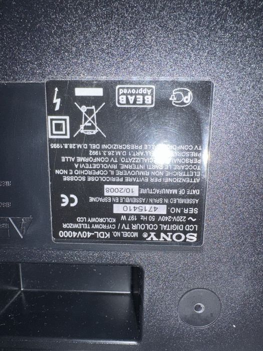 Телевизор Сони 40”