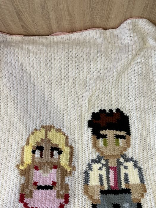 Patură personalizata si coșetată cu Stardew Valley