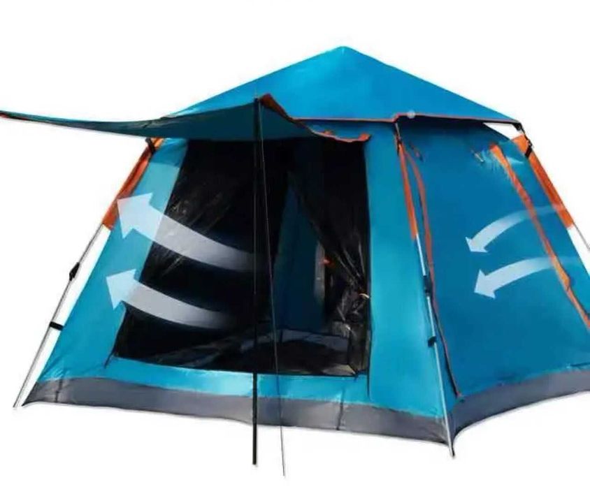 Палатка автомат-240х240х154 см 7 мест Доставка бесплатно