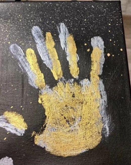 Отпечаток любви с рамкой