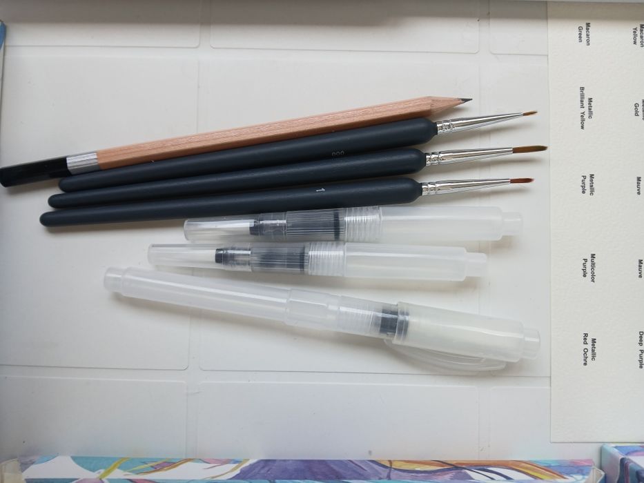 Set acuarele 120 culori + accesorii – perfect pentru pasionați de artă!