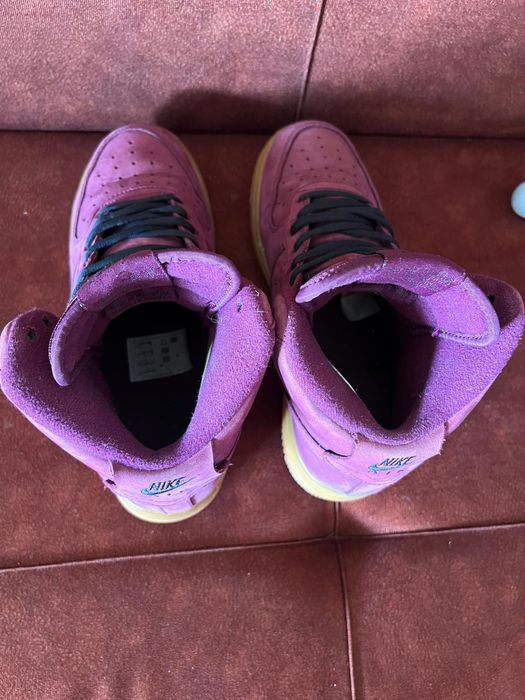 Nike air force 1 Mid WB GS Bordeaux Suede originali noi