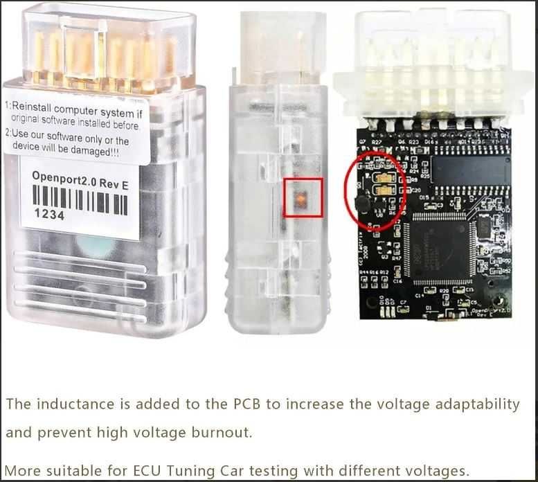 Tester Interfata Auto OBD Tactrix Openport 2.0 J2534 Passthru