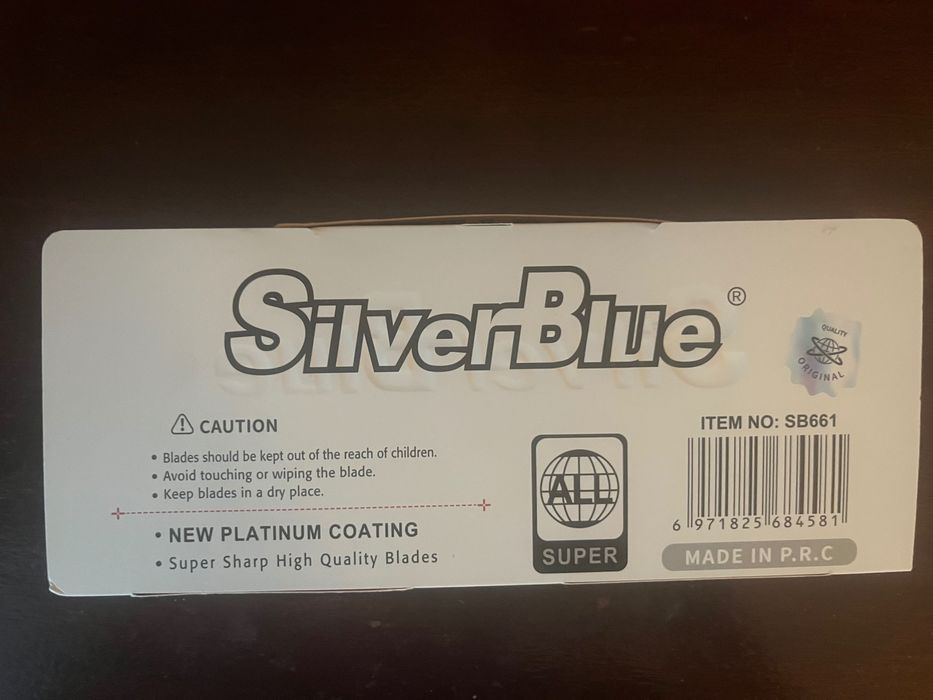 Ножчета за бръснене Silver Blue
