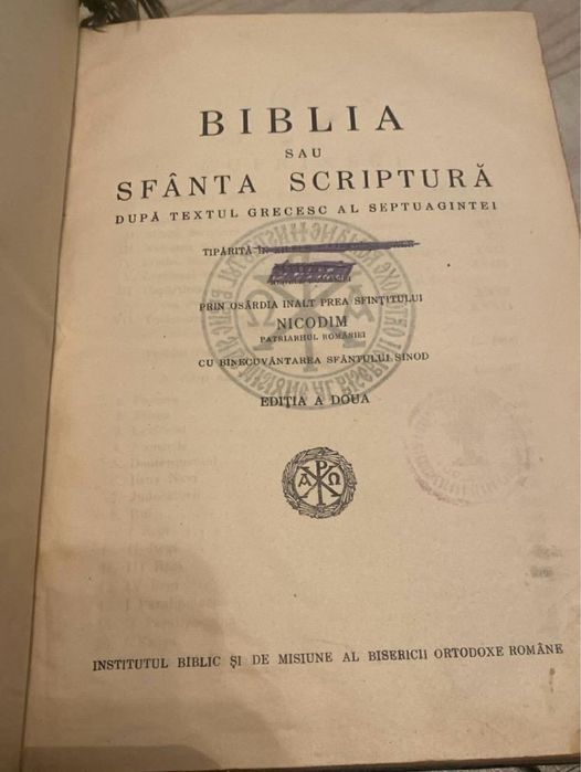 Biblia 1944 ( Nicodim )