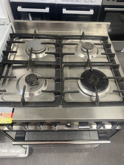 Комбинирана готварска печка на газ и ток Indesit KPST72S/DK