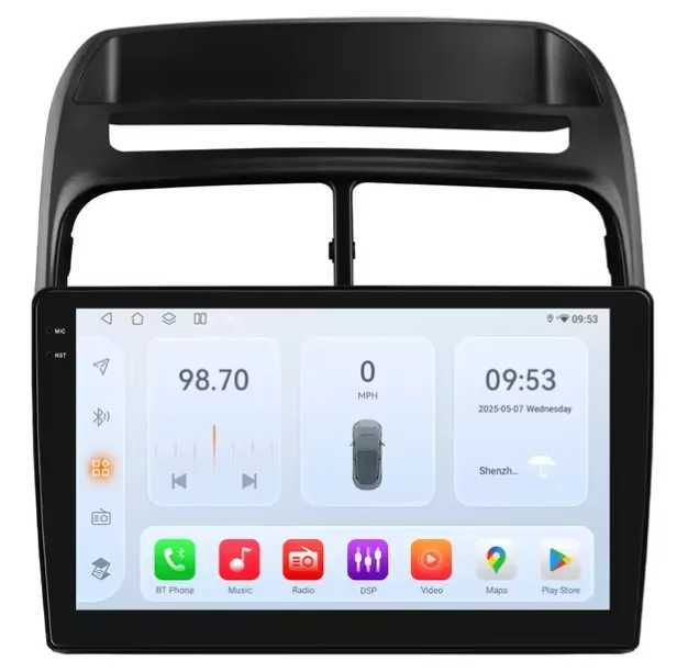 Мултимедия 9″ Android 14 за FIAT LINEA CARPLAY навигация RDS DSP GPS