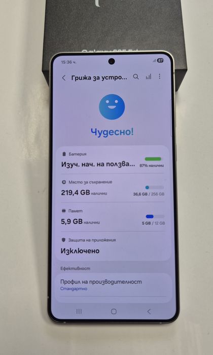 Като нов! Samsung S25 Edge 256Gb