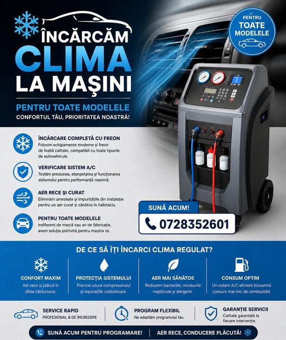 Încarcare cu freon