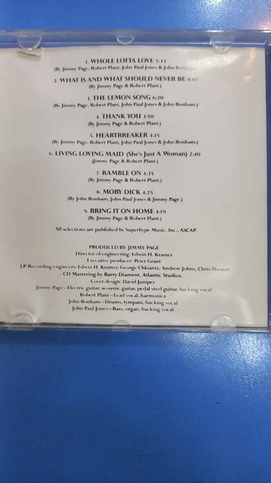 CD Disc Led Zeppelin