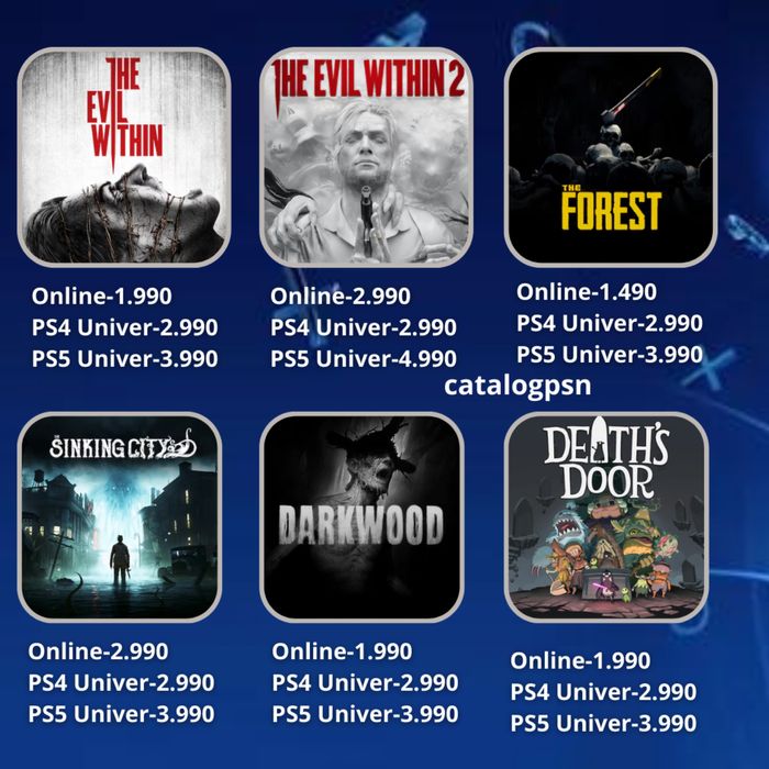 PS4 / PS5 үшін цифрлық ойындар