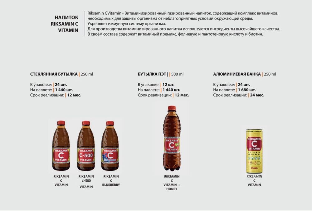 Оптовая продажа напитков
