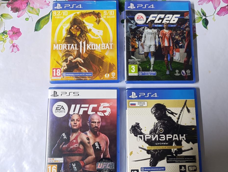 Продам Диски на Пс5 и на Пс4