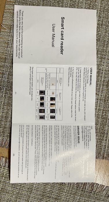 Cititor carduri Reder CAC sim USB ,carte electronica