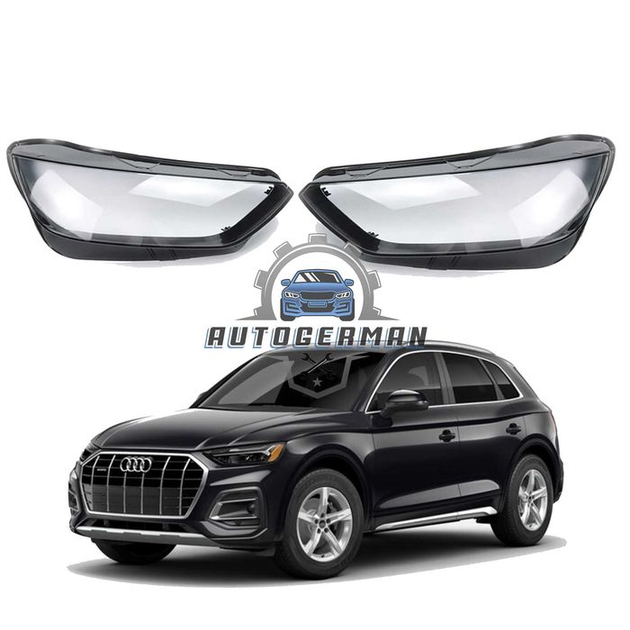 Капаци фарове Audi Q5 (21-22) стъкло фар крушки Ауди Кю5 xenon