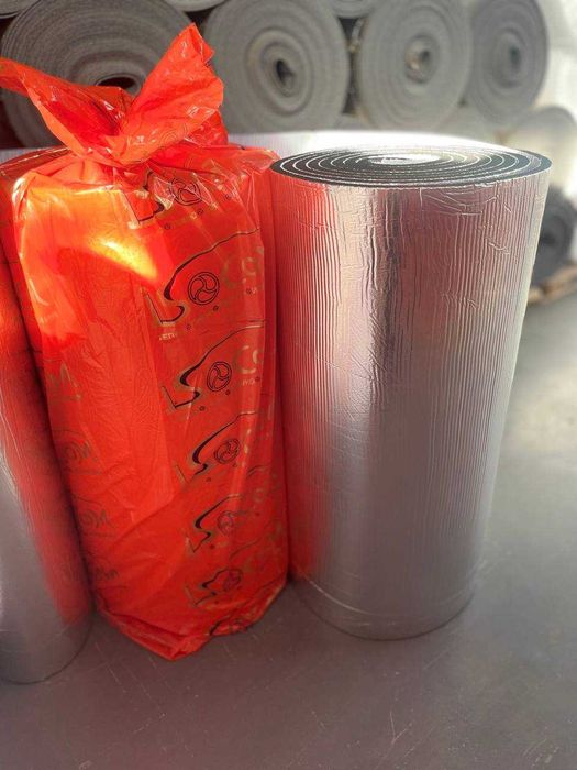 Каучук самоклейка с фольгой ИЗОЛЯЦИЯ ВЕНТИЛЯЦИЯ