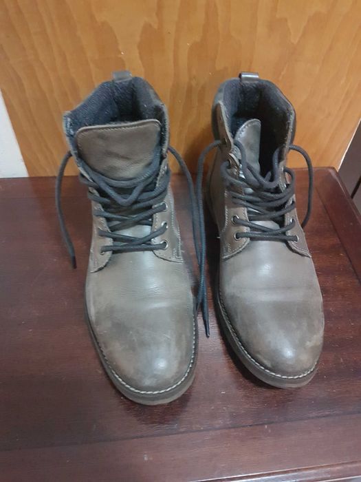 Мъжки зимни обувки.Topman. естествено кожа.