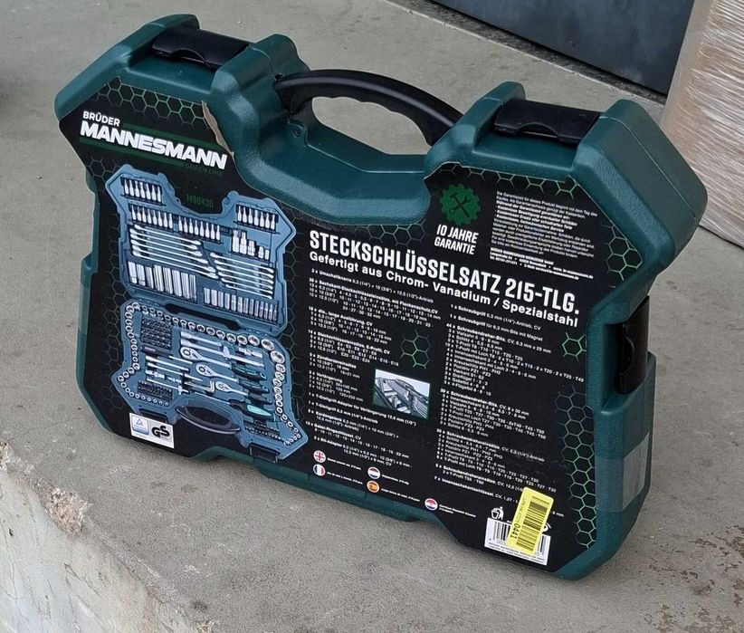 Bruder Mannesmann комплект гедоре 215 части