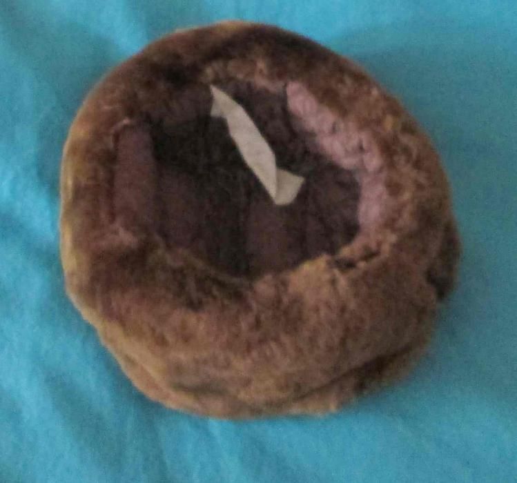 Caciula din urson,blana naturala, ruseasca, maro, noua, pt. copil