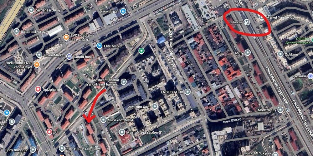 Biznes uchun zor variant 1 etaj torsevoyda jiloy kv