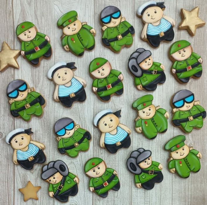 Пряничные подарки для мальчиков на 7 мая