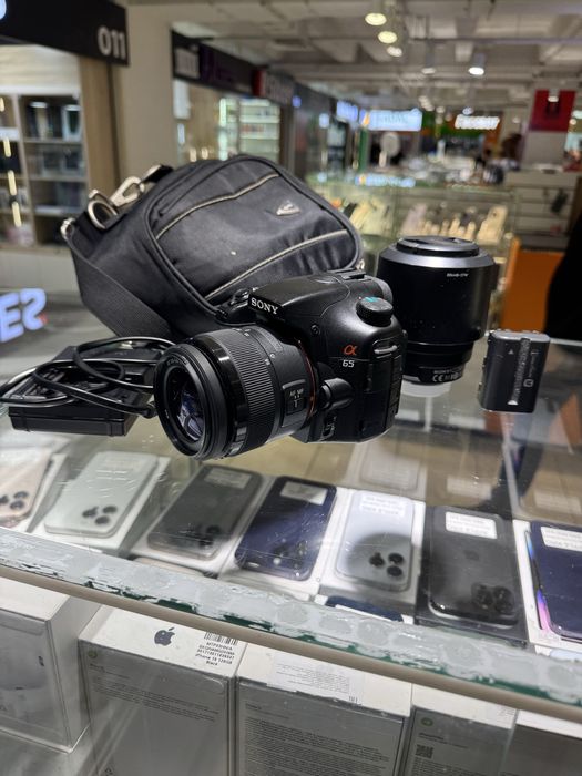 Камера SONY A65 с обьективами