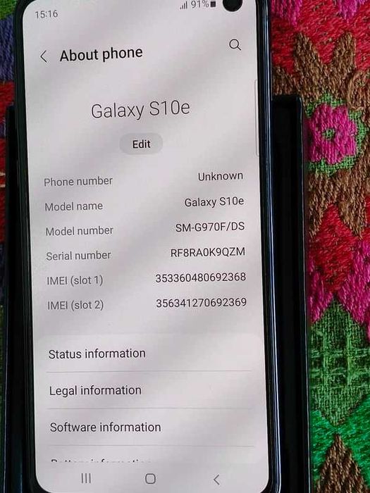 Samsung S10E Enterprise edition SM-970F/DS FullBox 6Gb/128Gb-IMPECABIL