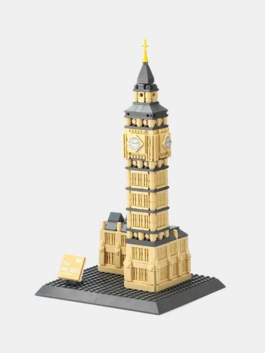 Конструктор Wang «Биг Бен» 890 деталей для детей и всей семьи, tk1