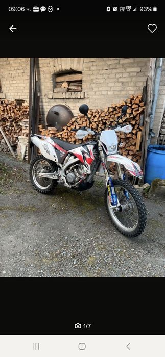 Yamaha wr250f  стартер със документи!