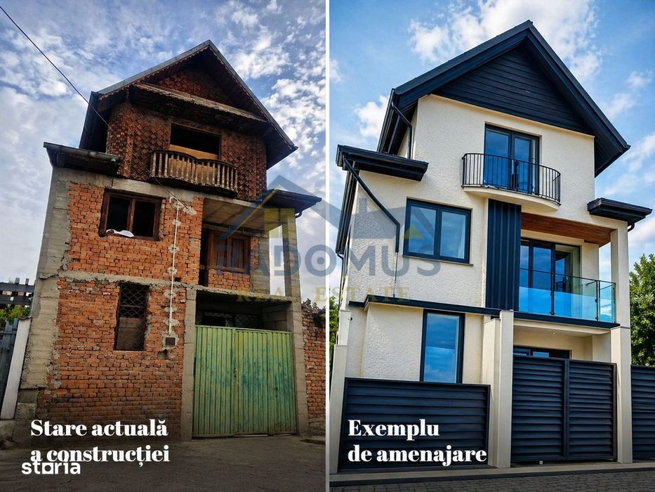 Casă S+P+1+M "la roșu" – Str. Dreptății - Ploiești -103 mp utili
