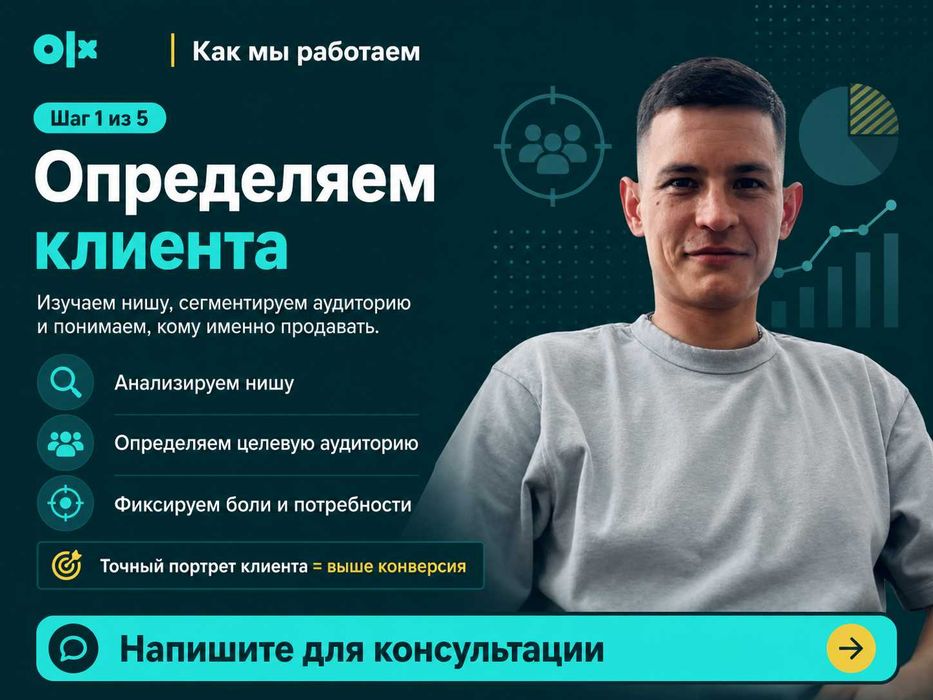 OLX-маркетинг под ключ | CRM и увеличение продаж