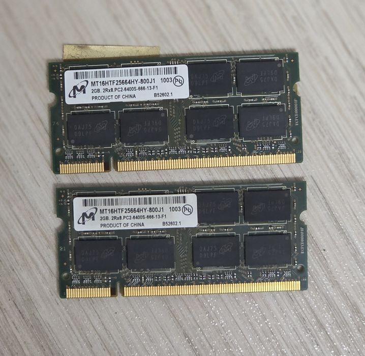 Memorie RAM laptop 4GB kit 2x2GB DDR2 PC2 6400S HP original