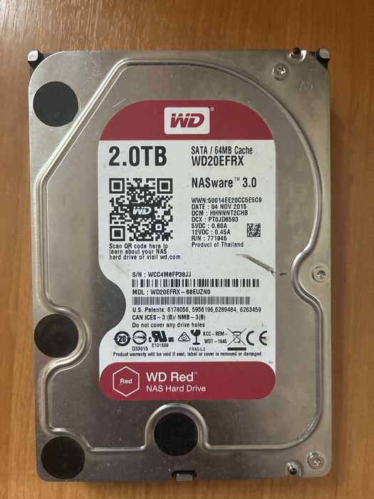 Жестки диск HDD WD red