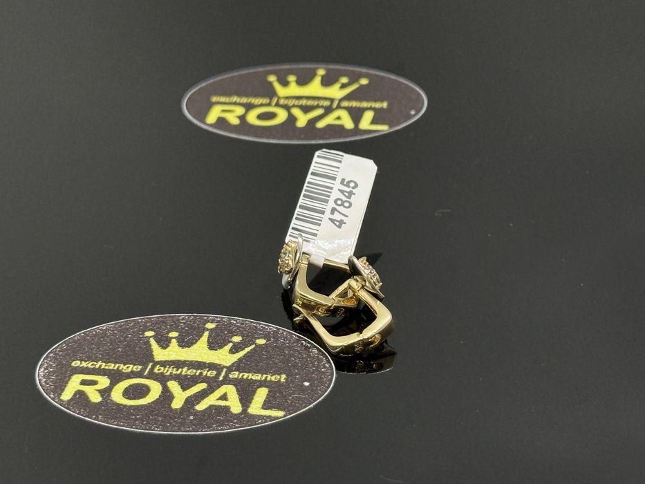 Bijuteria ROYAL : Cercei AUR 14K  3.38 GR