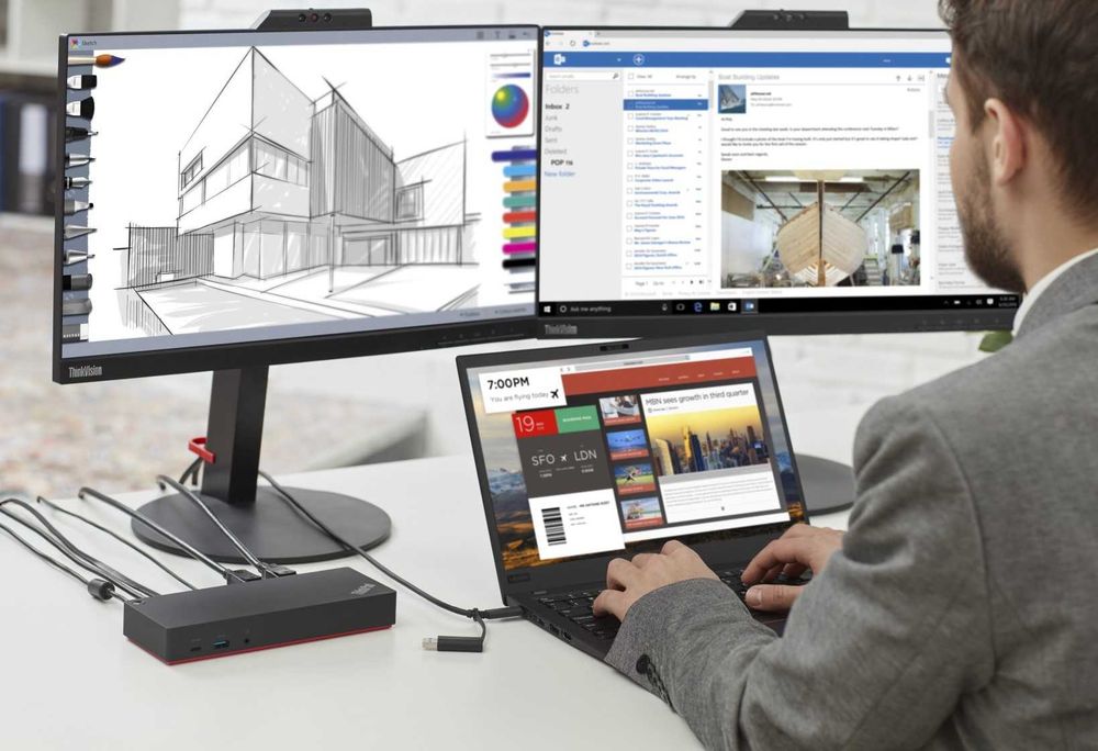 Докстанция Lenovo Thunderbolt 3, Gen2