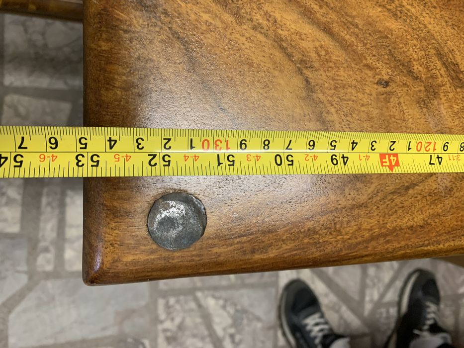 Титкова масивна маса с 6 стола