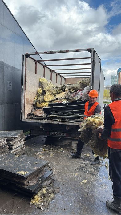 Вывоз мусор заезд паркинг газель