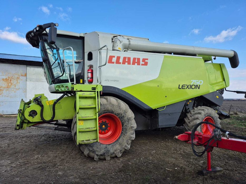 Claas Lexion 750+Echipament paioase, garanție,  lesing e Claas V750