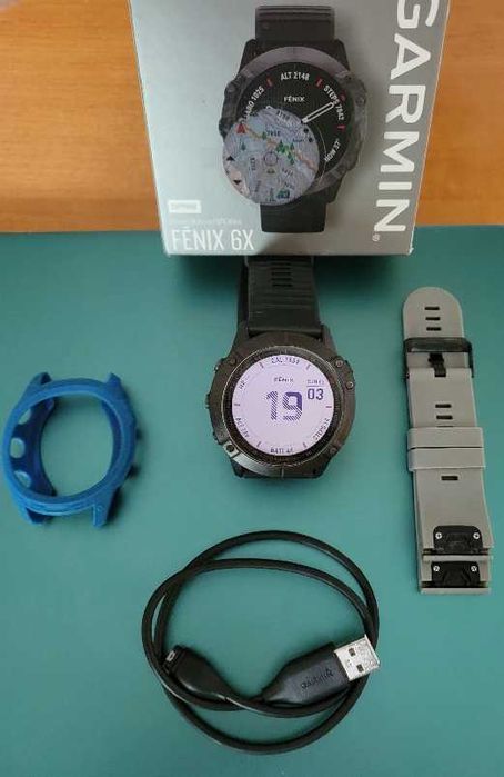 Garmin Fenix 6X Sapphire Edition – Stare Excelentă / Pachet Complet