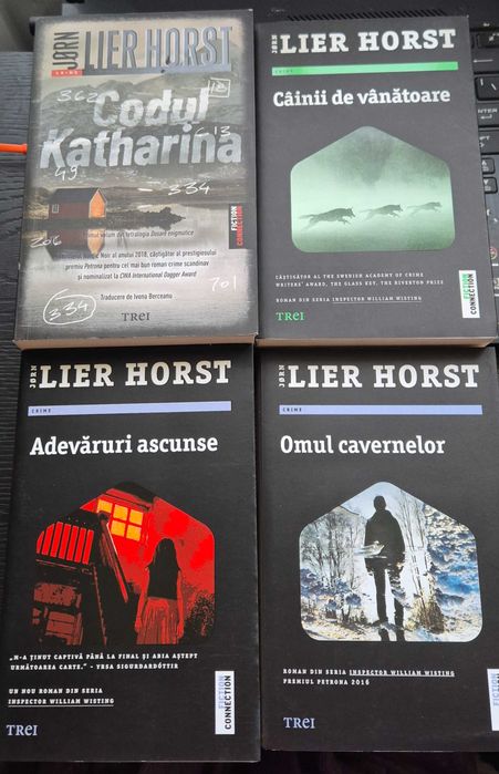 Lot carti politiste din colectia Fiction Connection, Editura Trei
