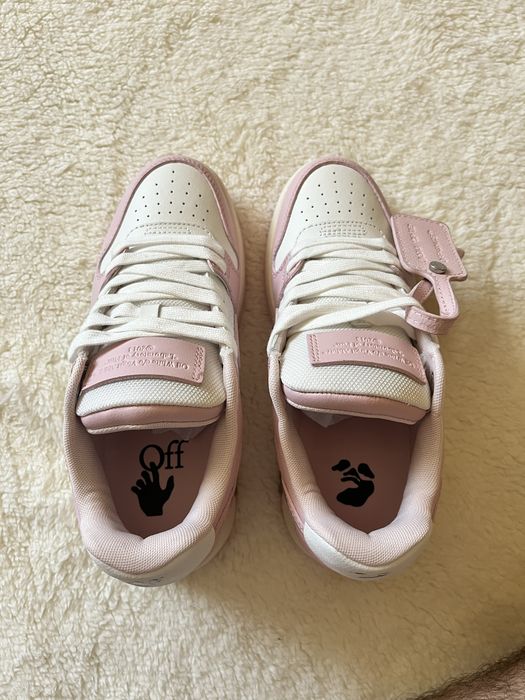 Adidași Off White out of office roz marimea 38