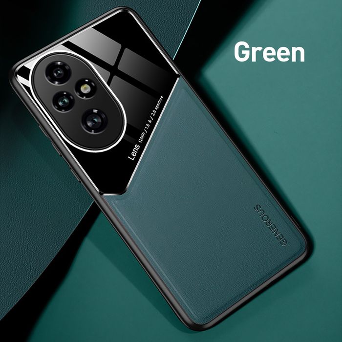 Honor 200 / 200 Pro / GENEROUS Кожен кейс гръб с магнит