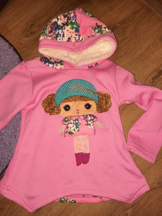 Set hainute hanorac+ pantaloni papusa